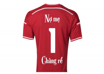 In quần áo thể thao